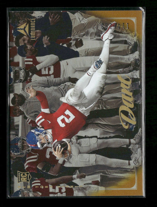 2025 Panini Luminance Gold Jaxson Dart Rookie #/299 #177