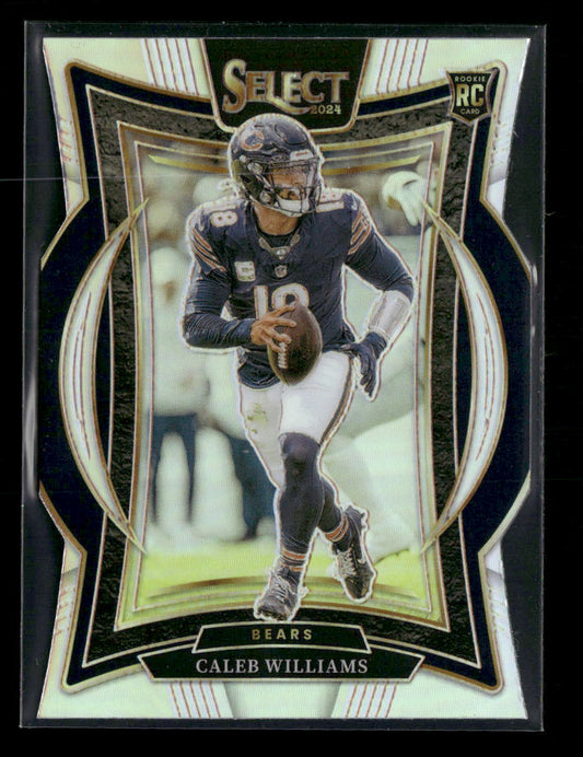 2024 Panini Select Silver Prizm Die Cut Caleb Williams Rookie #25