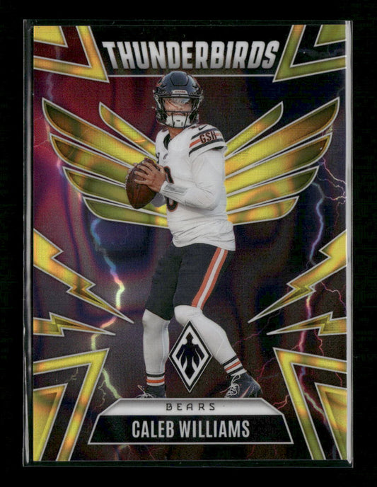 2025 Panini Phoenix Thunderbirds Yellow Lava Prizm Caleb Williams #/99 #8