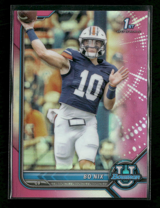 2021-22 Bowman University Chrome Pink Bo NIx #8