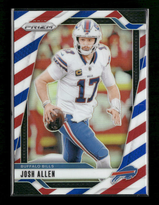 2024 Panini Prizm Red White and Blue Josh Allen #28