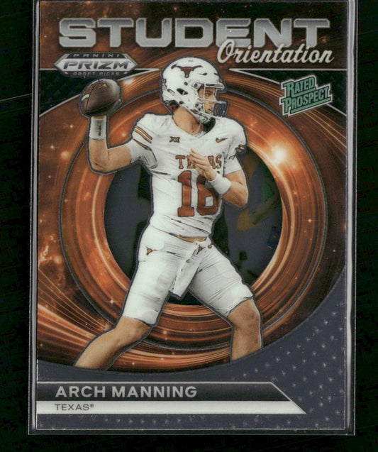2024 Panini Prizm Draft Picks Student Orientation Arch Manning #SO-AM