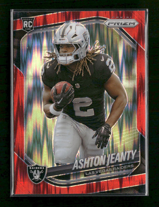 2025 Panini Prizm Red Flash Ashton Jeanty #315