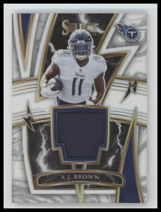 2021 Panini Select Sparks White Prizm A.J. Brown #/35 #SP-ABR