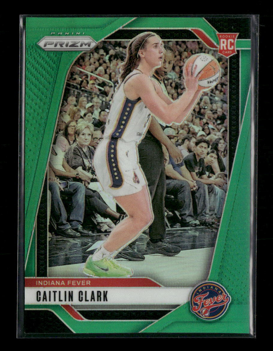 2024 Panini Prizm WNBA Green Prizms Caitlin Clark Rookie #22