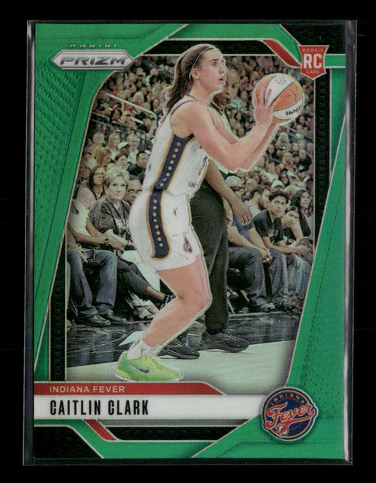 2024 Panini Prizm WNBA Green Prizms Caitlin Clark Rookie #22