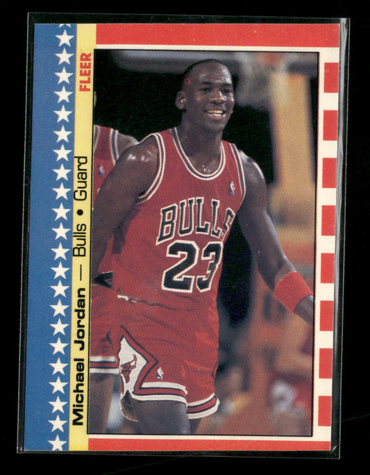 1987-88 Fleer Stickers Michael Jordan #2
