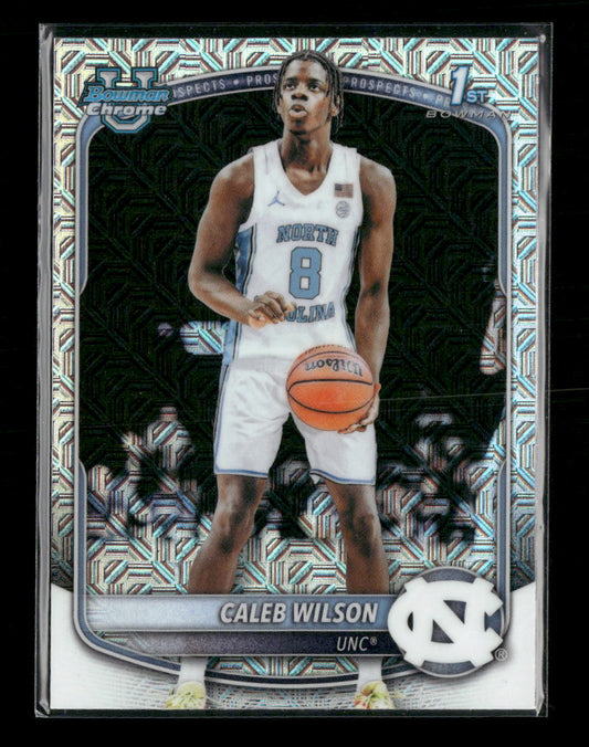 2025-26 Bowman Chrome Prospects Mojo Refractor Caleb Wilson #BCP-83