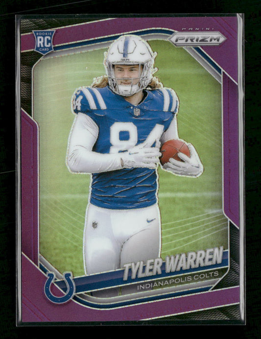 2025 Panini Prizm Purple Tyler Warren #/125 #339