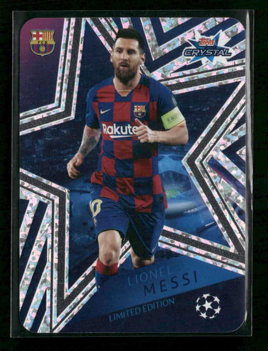 2019-20 Topps Crystal UEFA Champions League Limited Edition Lionel Messi #LE1