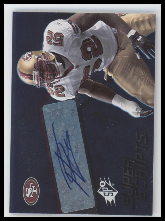 2008 Upper Deck SPX Super Scripts Auto Patrick Willis #SSS5
