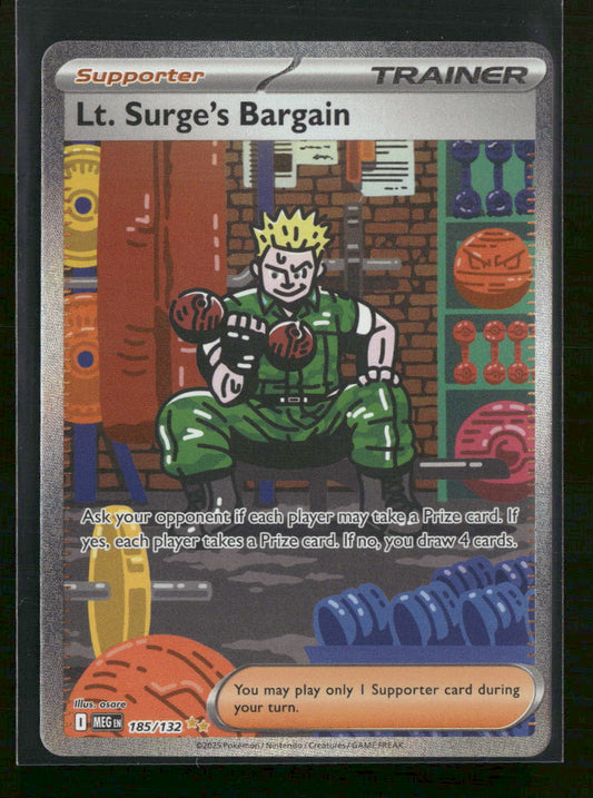 ME01: Mega Evolution Lt. Surge's Bargain #185/132