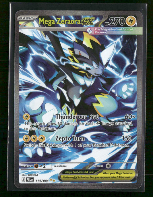 ME05: Pitch Black Mega Zeraora ex #114/084