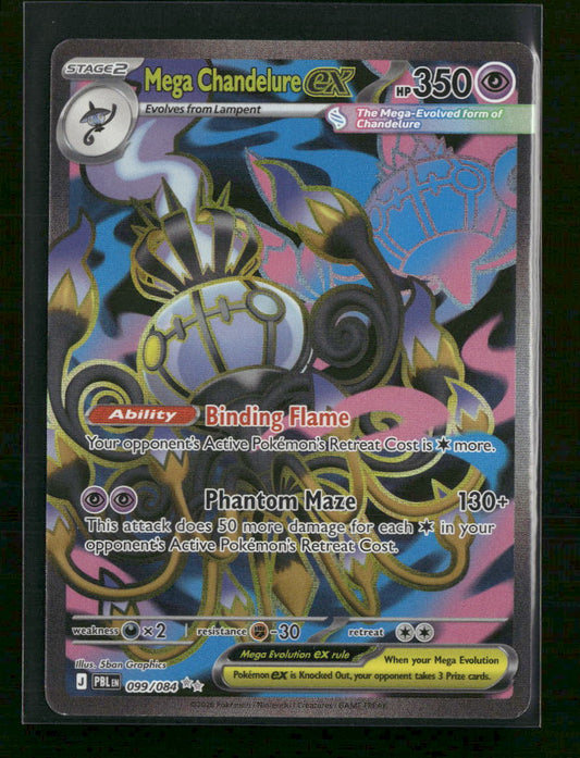 ME05: Pitch Black Mega Chandelure ex #099/084
