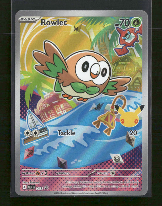 ME: Mega Evolution Promo Rowlet #043