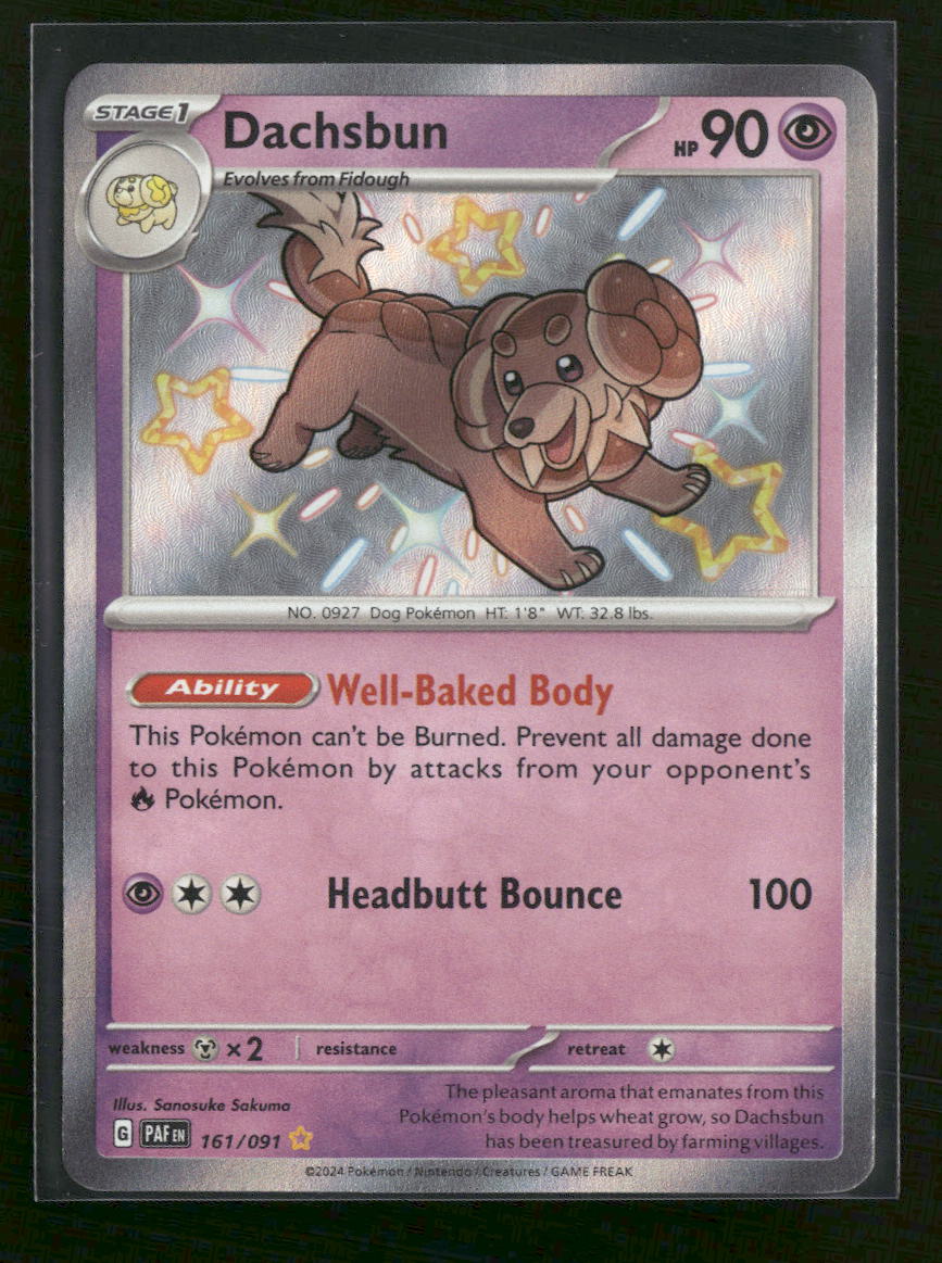SV: Paldean Fates Dachsbun #161/091