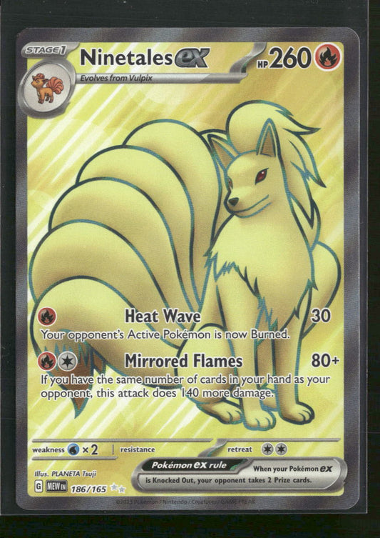 SV: Scarlet & Violet 151 Ninetales ex #186/165