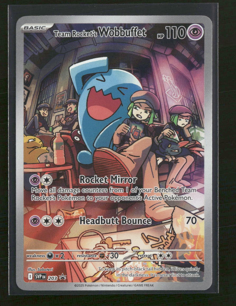 SV: Scarlet & Violet Promo Cards Team Rocket's Wobbuffet #203