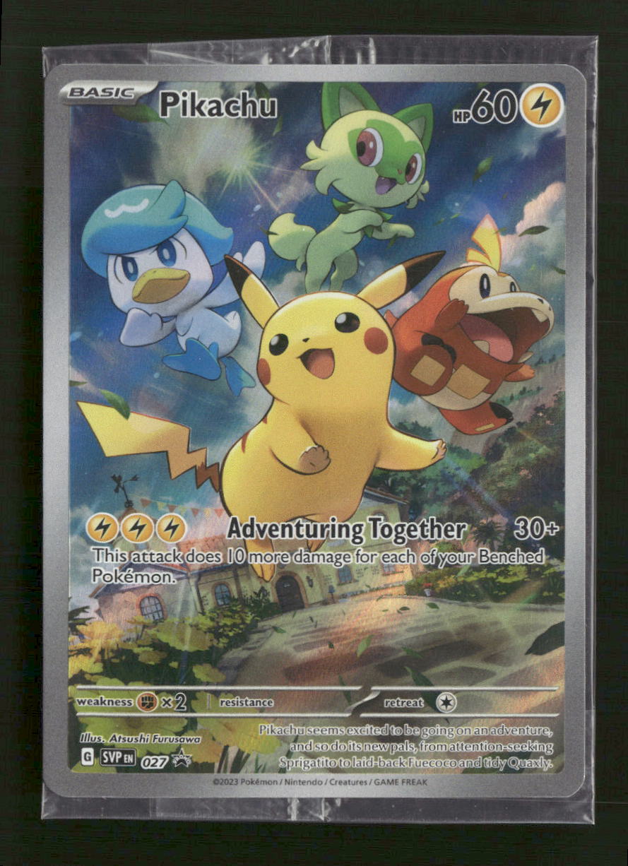 SV: Scarlet & Violet Promo Cards Pikachu #027