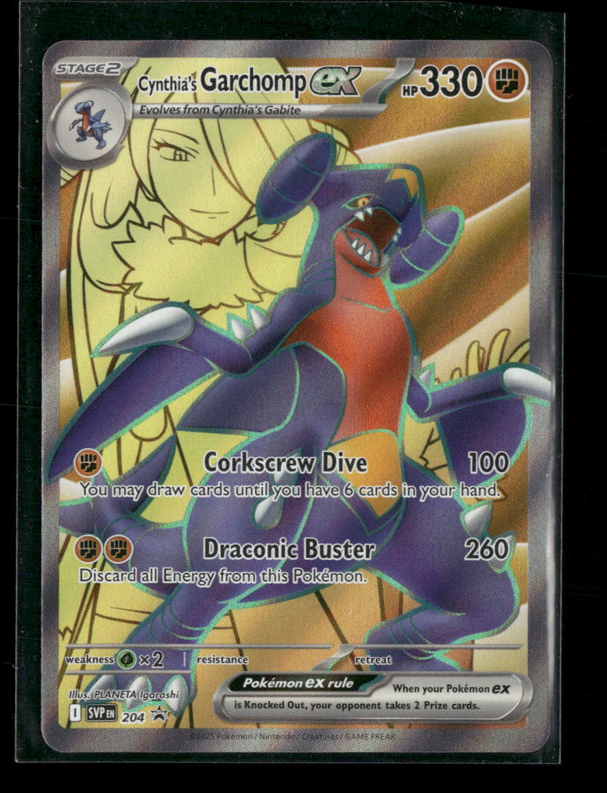SV: Scarlet & Violet Promo Cards Cynthia's Garchomp ex #204
