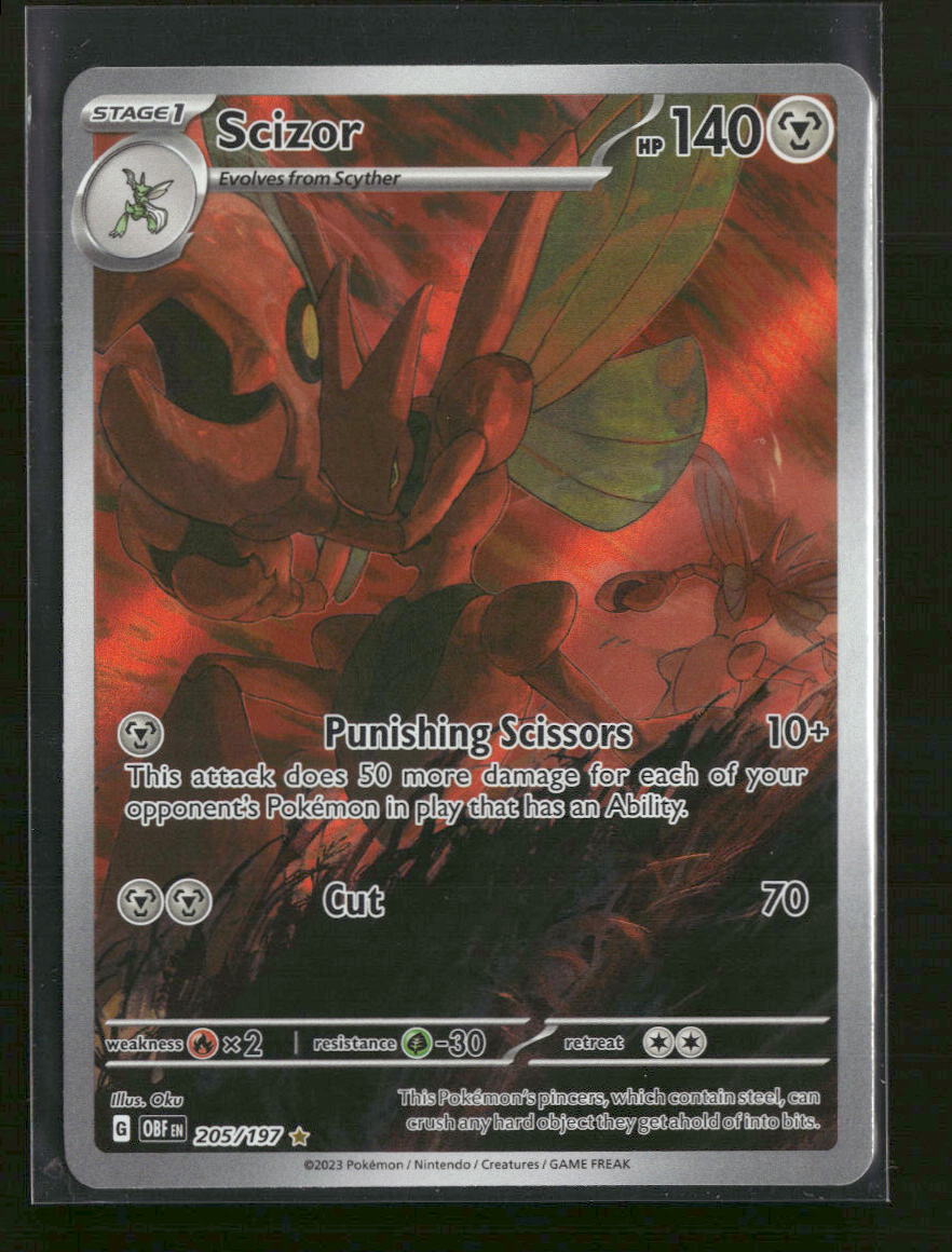 SV03: Obsidian Flames Scizor #205/197