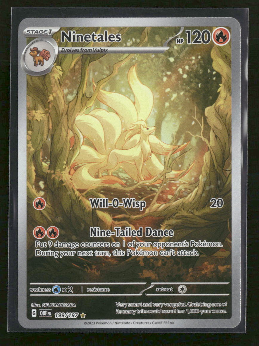 SV03: Obsidian Flames Ninetales -199/197 #199/197