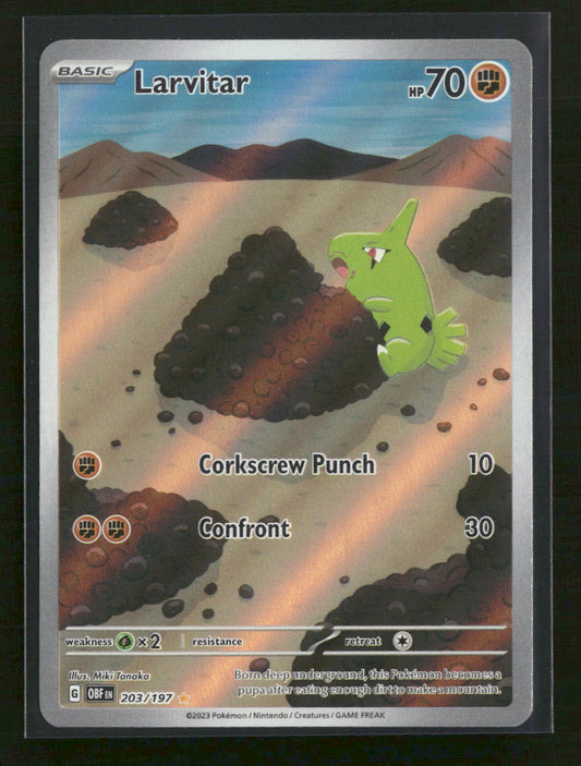 SV03: Obsidian Flames Larvitar #203/197
