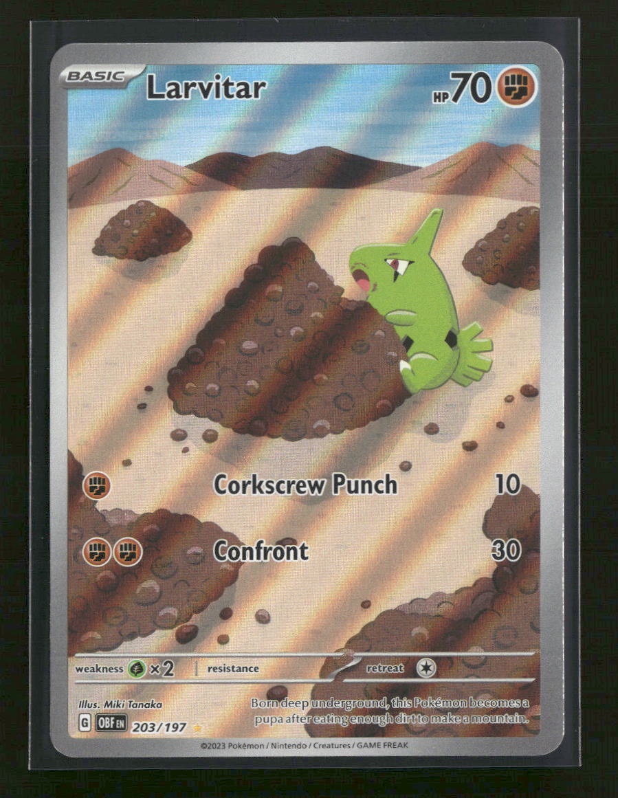 SV03: Obsidian Flames Larvitar #203/197