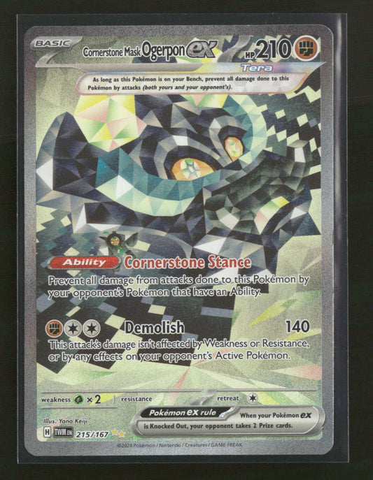 SV06: Twilight Masquerade Cornerstone Mask Ogerpon ex #215/167