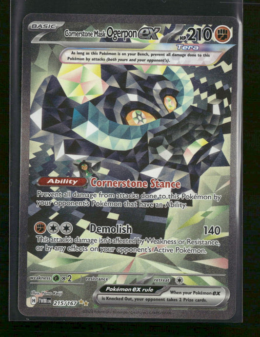 SV06: Twilight Masquerade Cornerstone Mask Ogerpon ex #215/167