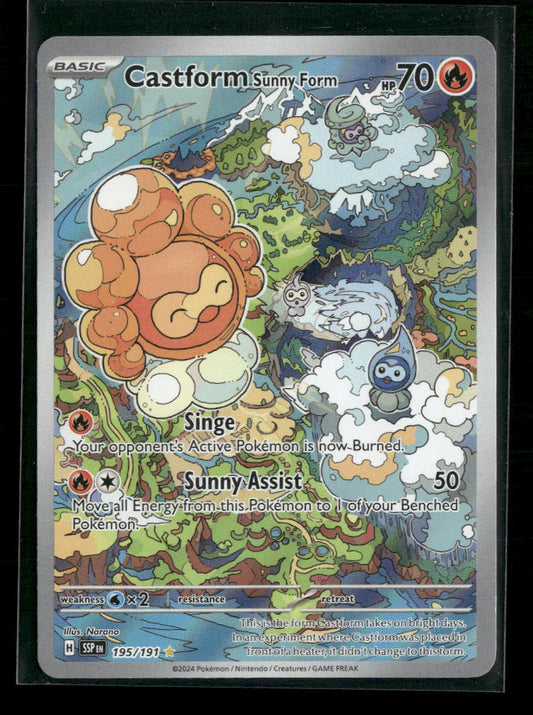 SV08: Surging Sparks Castform Sunny Form #195/191