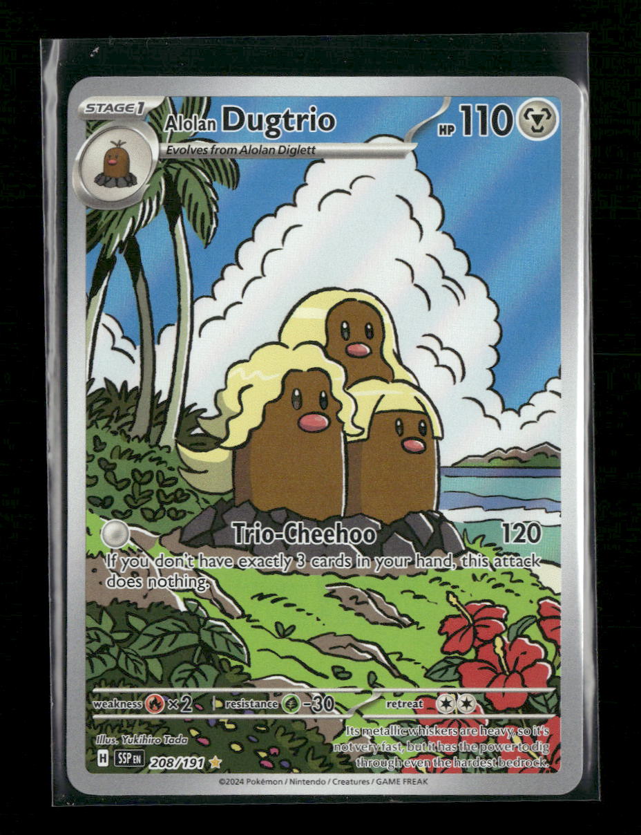 SV08: Surging Sparks Alolan Dugtrio #208/191