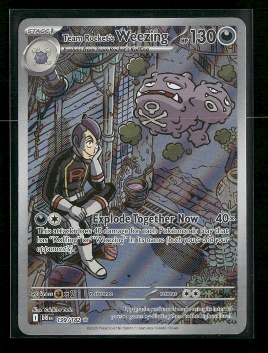 SV10: Destined Rivals Team Rocket's Weezing #199/182
