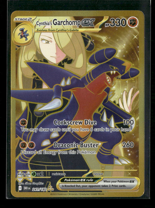 SV10: Destined Rivals Cynthia's Garchomp ex #241/182