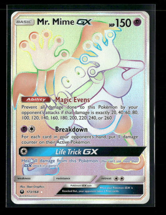 SM - Celestial Storm Mr. Mime GX (Secret) #173/168