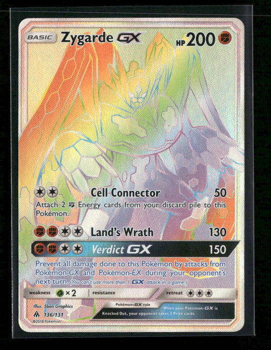 SM - Forbidden Light Zygarde GX (Secret) #136/131