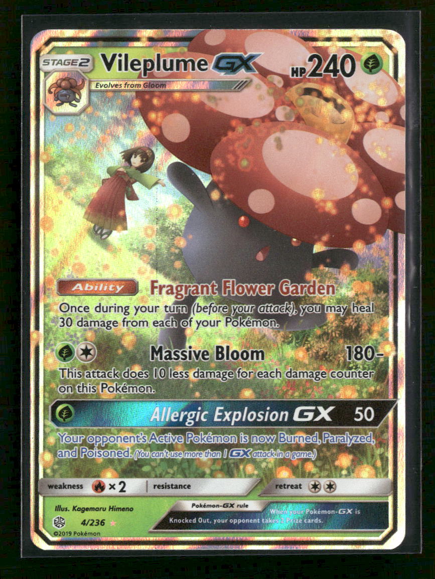 SM - Cosmic Eclipse Vileplume GX #4/236