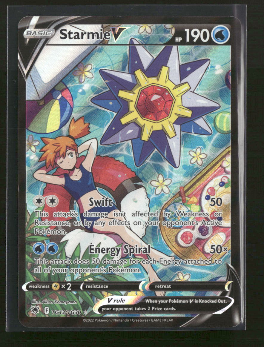 SWSH10: Astral Radiance Trainer Gallery Starmie V #TG13/TG30