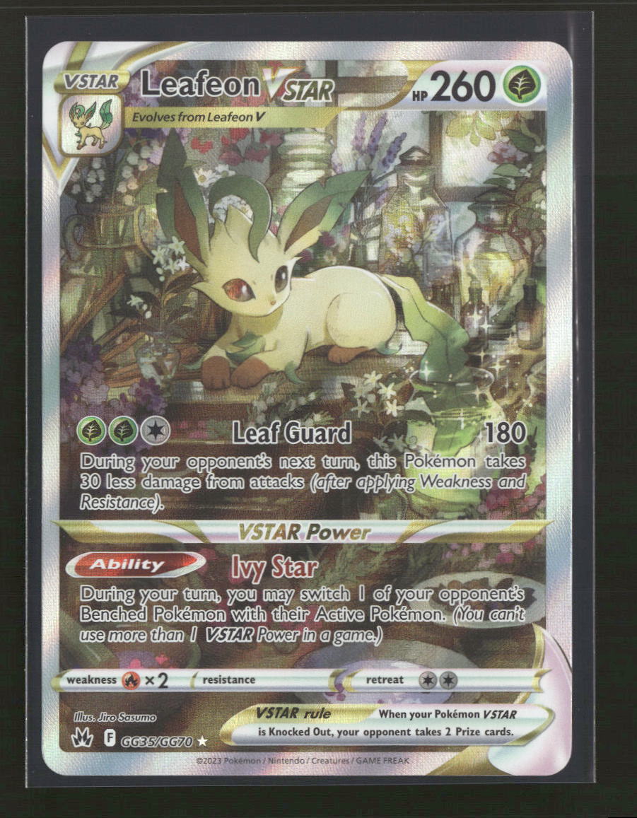 SWSH: Crown Zenith: Galarian Gallery Leafeon VSTAR #GG35/GG70
