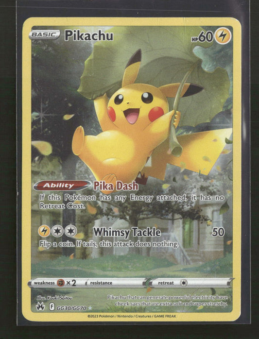 SWSH: Crown Zenith: Galarian Gallery Pikachu #GG30/GG70 *Damaged*