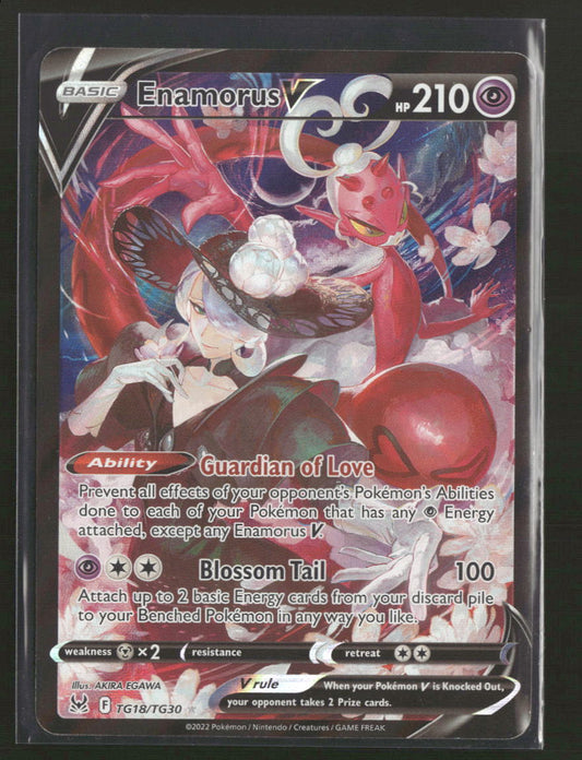 SWSH11: Lost Origin Trainer Gallery Enamorus V #TG18/TG30