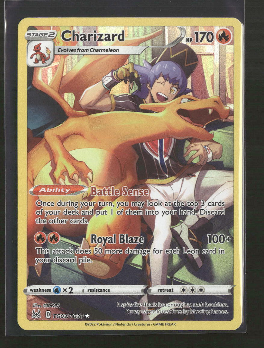 SWSH11: Lost Origin Trainer Gallery Charizard #TG03/TG30