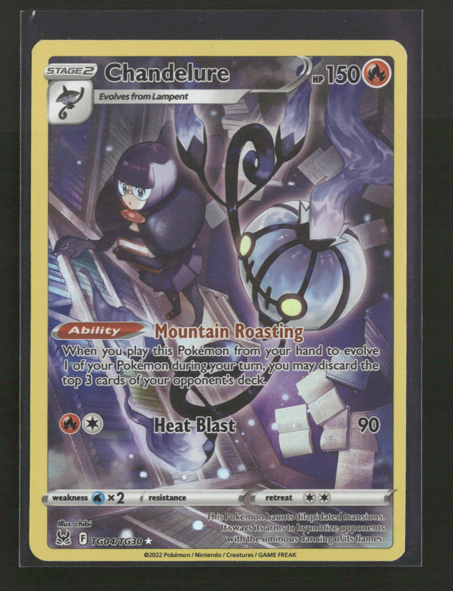 SWSH11: Lost Origin Trainer Gallery Chandelure #TG04/TG30