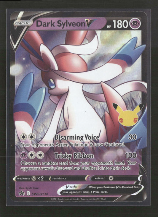 SWSH: Sword & Shield Promo Cards Dark Sylveon V #SWSH134