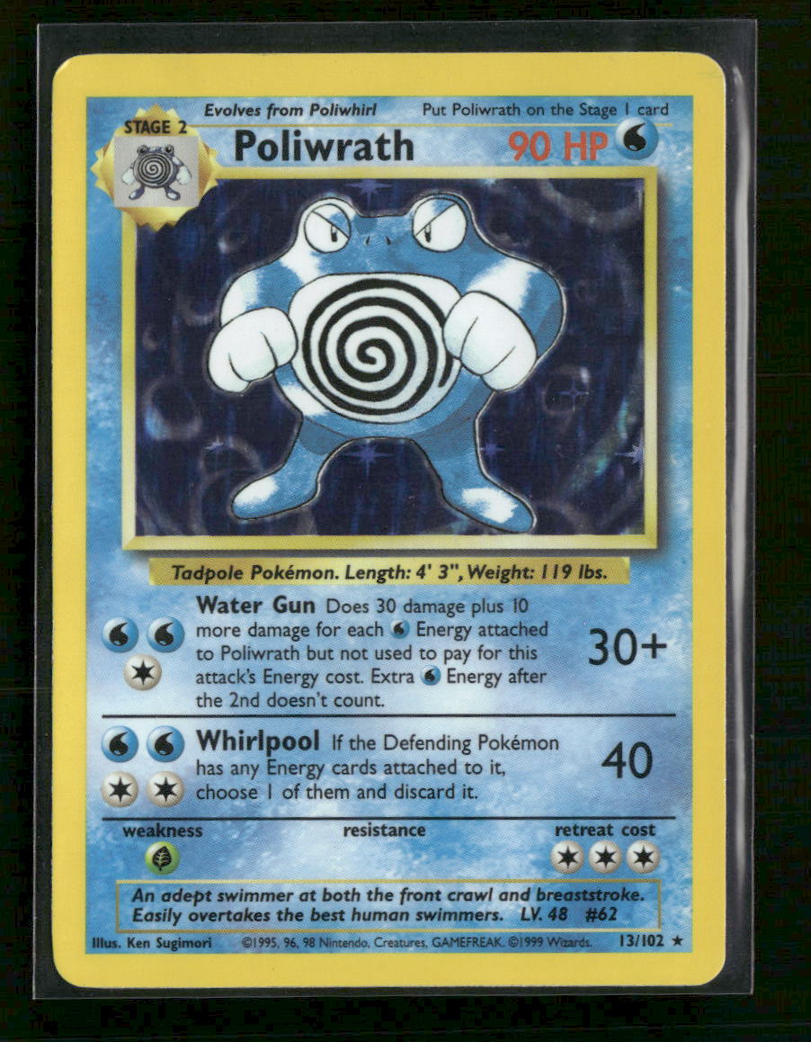 Base Set Poliwrath #013/102