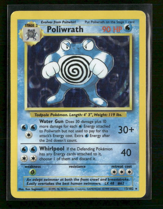 Base Set Poliwrath #013/102