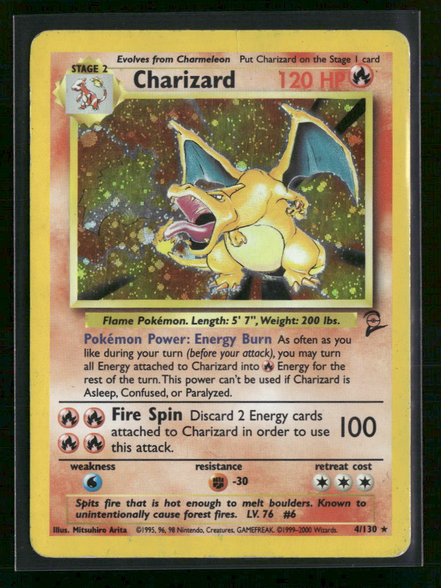 Base Set 2 Charizard #004/130 *Damaged*
