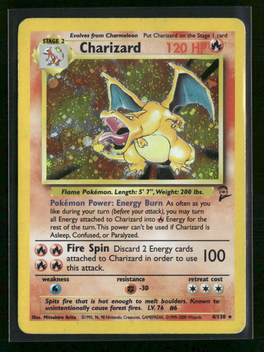 Base Set 2 Charizard #004/130 *Damaged*