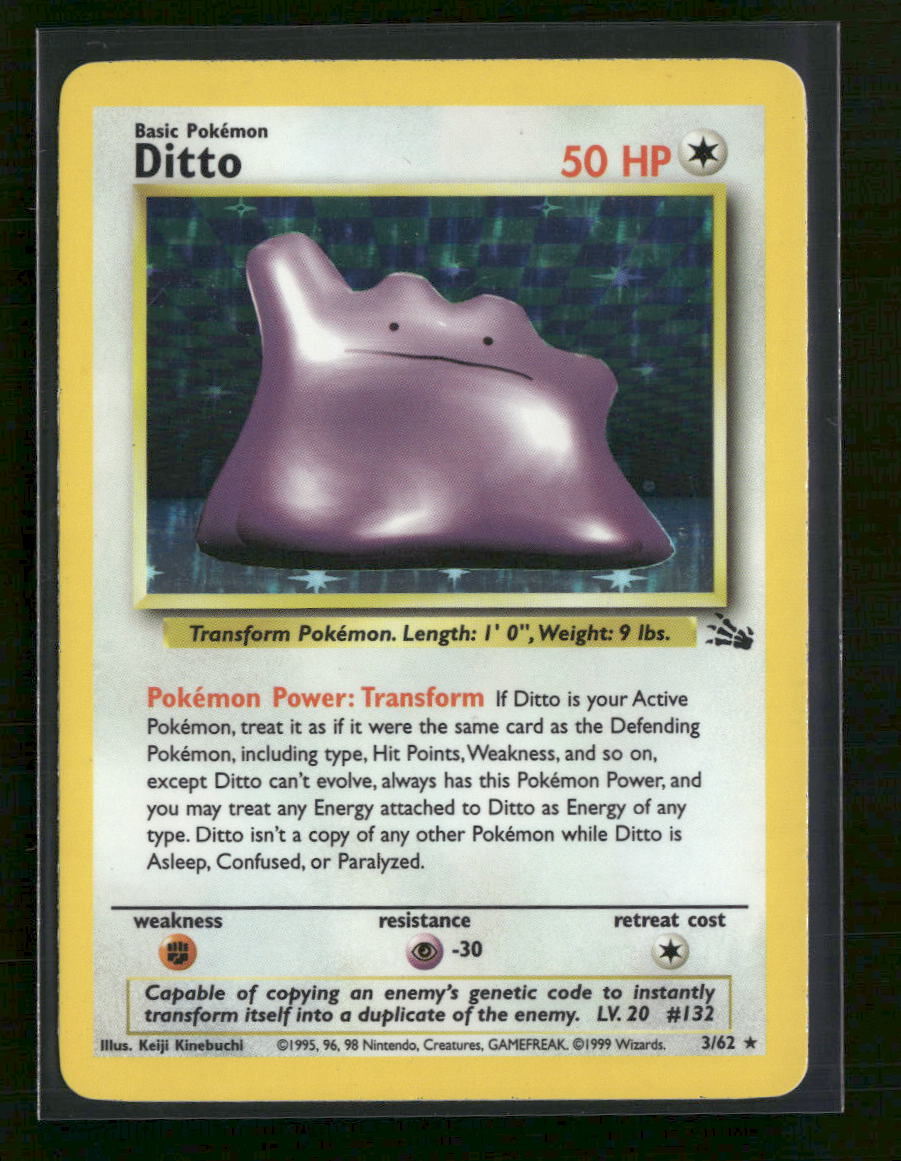 Fossil Ditto (3) Unlimited #03/62