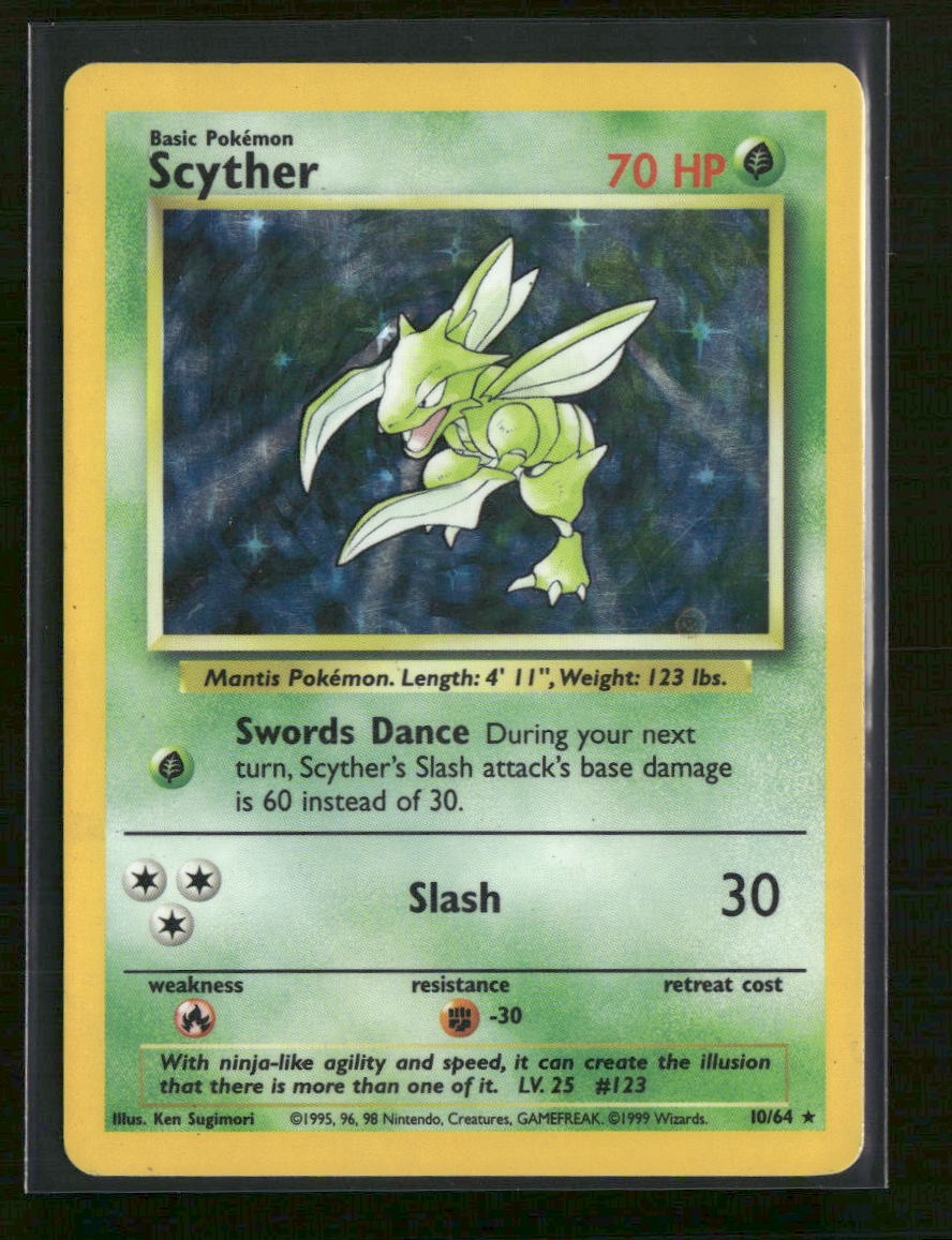 No Symbol Jungle Scyther (10) #10/64 *Damaged*
